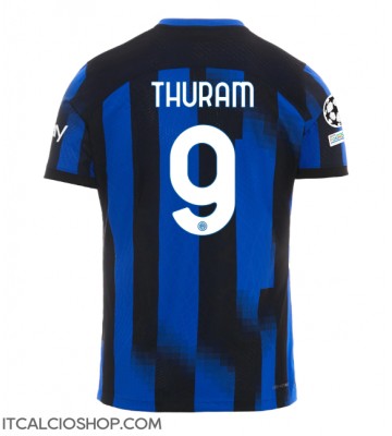 Inter Milan Marcus Thuram #9 Prima Maglia 2023-24 Manica Corta